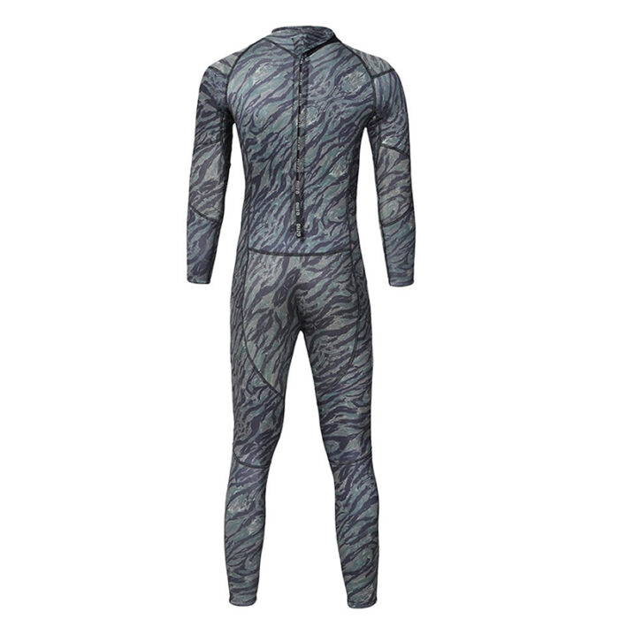 3mm Neoprene Camouflage Wetsuit Women Men Long Sleeve Diving Suits One Piece UPF 50+ Keep Warm Fishing Spearfishing Swimwear - 图片 3